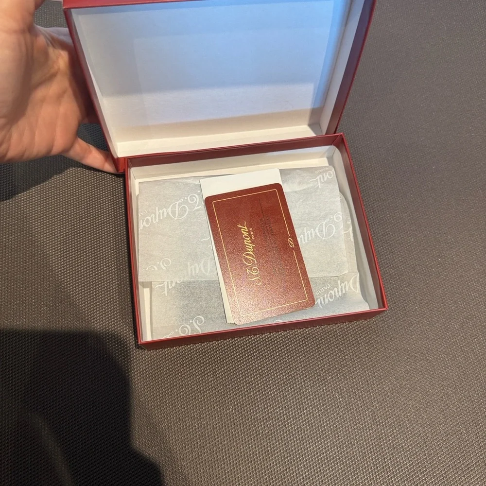S.T. Dupont Bifold Wallet black leather